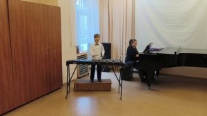 Антон Крохмаль, 8 лет — «Итальянская полька» (С. Рахманинов), ксилофон