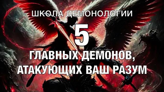 (Школа демонологии) Тема «Пять Главных демонов, Атакующих Ваш Разум».mp4 смотреть онлайн