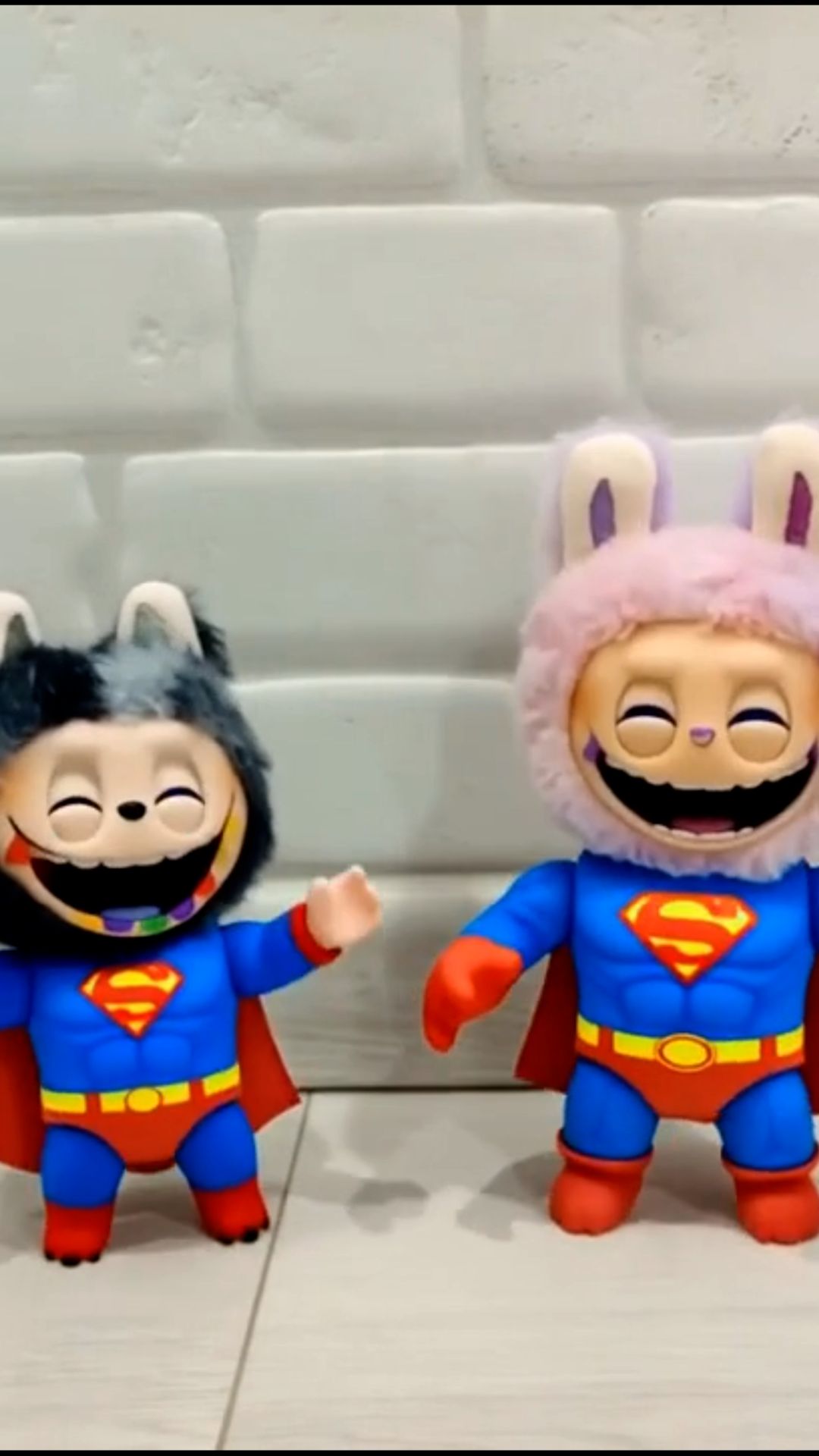 Лабубы превратились в суперменов #лабуба #супермен смотреть онлайн