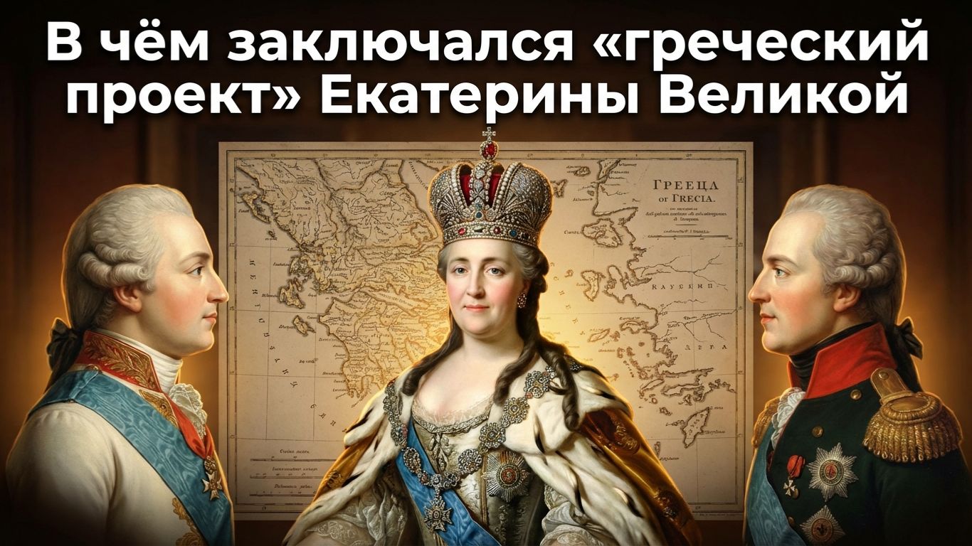 В чём заключался «греческий проект» Екатерины Великой смотреть онлайн