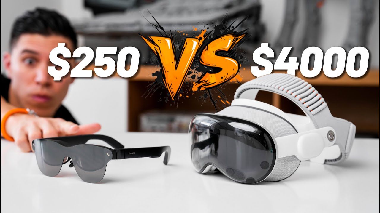 Очки дополнительной реальности за 250 долларов ПРОТИВ очков за 4000 долларов - RayNeo Air 3S Pro смотреть онлайн