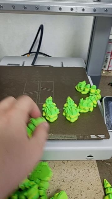 Водный дракончик печать на 3Д принтере смотреть онлайн