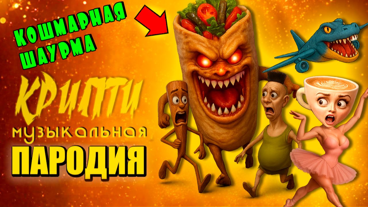 КОШМАРНАЯ ШАУРМА против БРЕЙНРОТ и ХАМУД ХАБИПИ Крипти Мульт Пародия смотреть онлайн