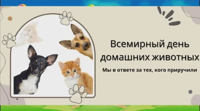 Выставка творческих работ ко Дню домашних животных. Мультстудия "Пионер" г. Елец 11.25 г.