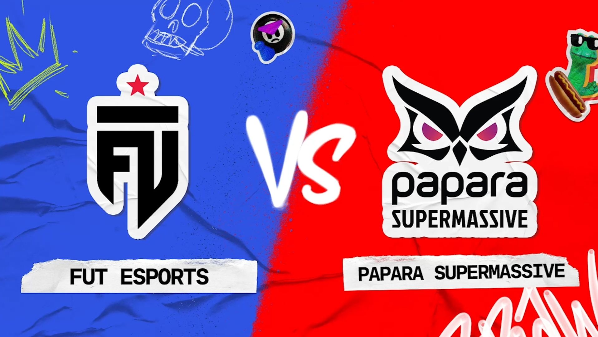 BACKSTAGE GAME PAPARA SUPERMASSIVE Vs FUT ESPORTS #brawlstars