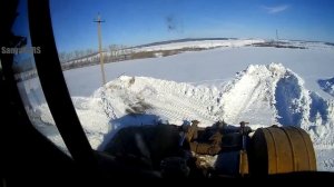 Чистка снега К-700 А (Часть 2)