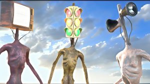 Сиреноголовый, Светофороголовый и ТВголовый. Встретил в реальной жизни. Они существуют