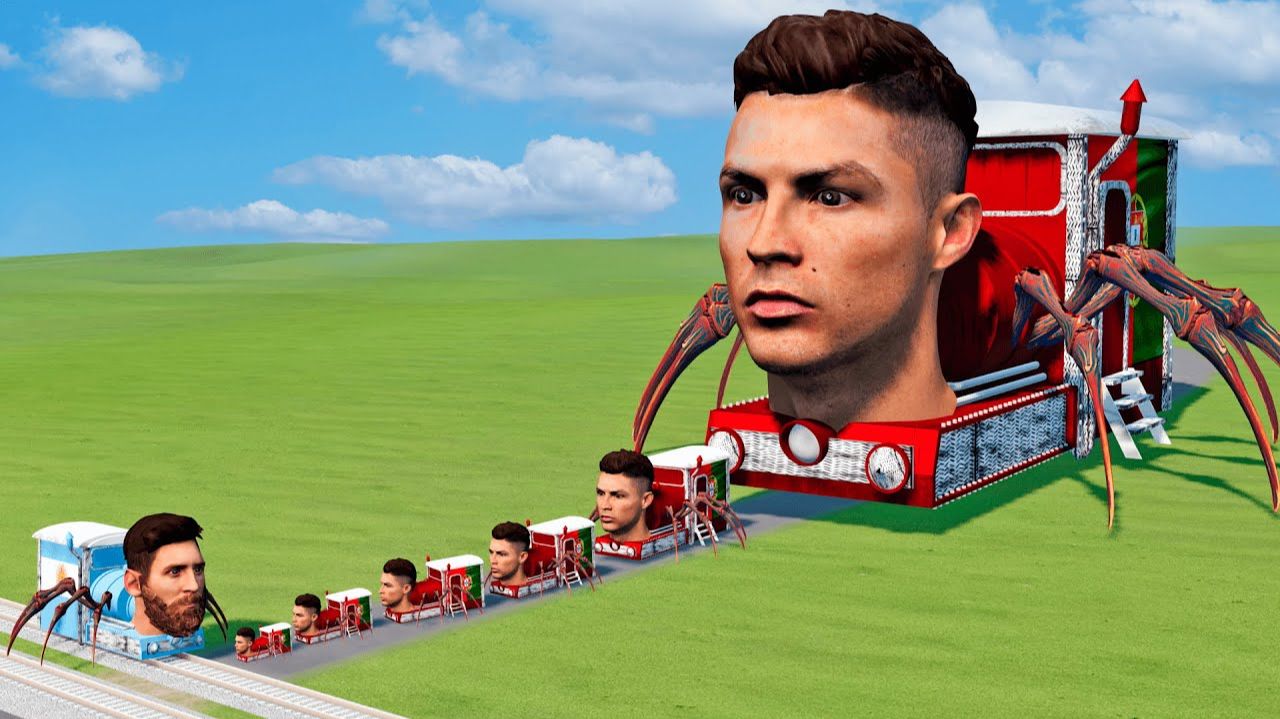 Рональдо-Маквин против паровозика Мессии! Сююю! смотреть онлайн