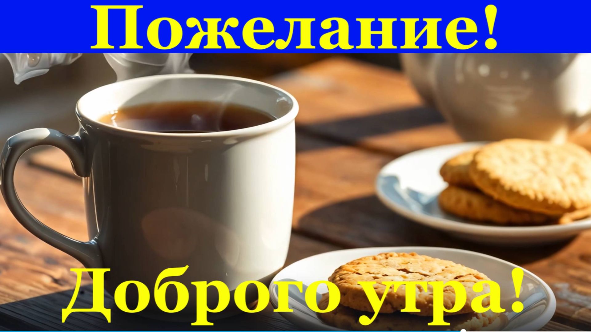 Пожелание доброго утра для женщины! смотреть онлайн