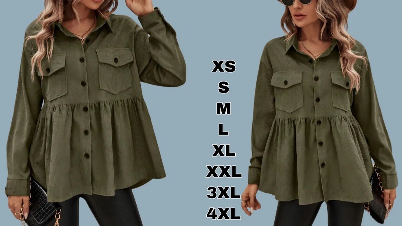 Выкройка стильной осенней рубашки. Построение выкроек для начинающих (XS-4XL) смотреть онлайн