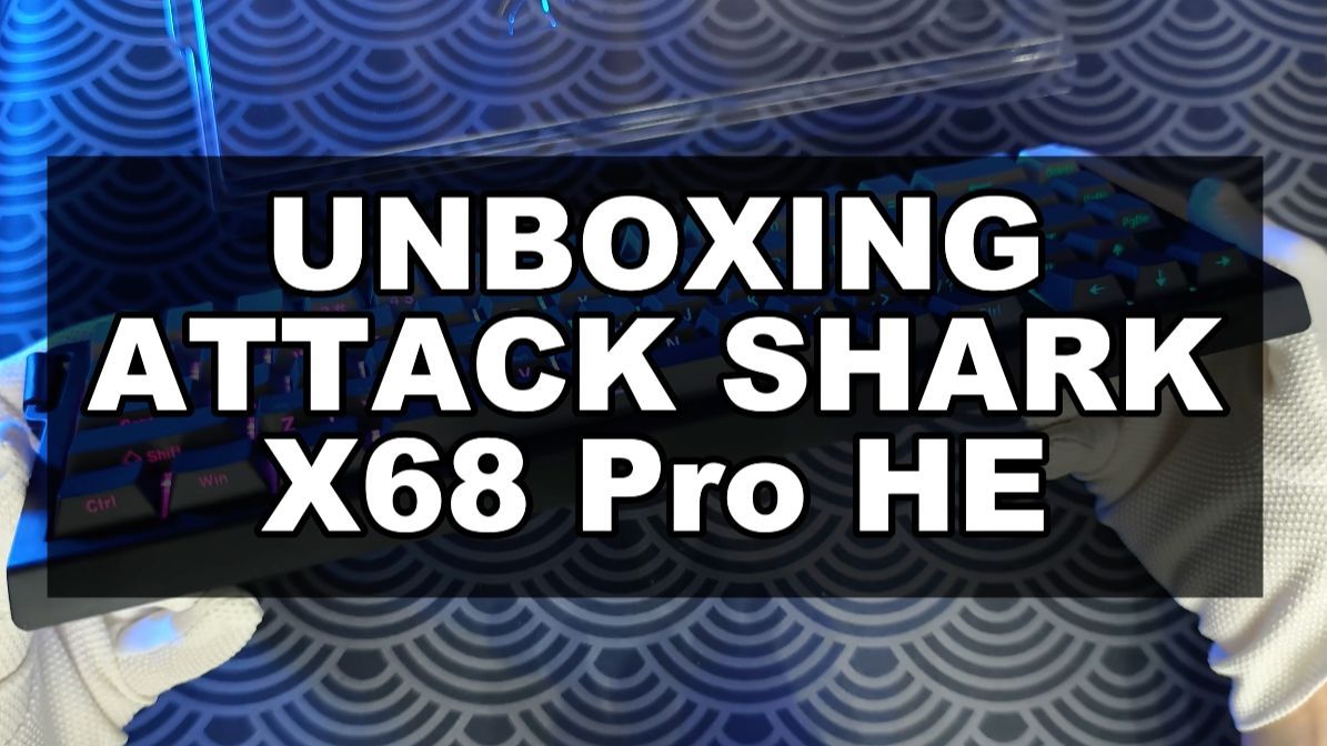 ATTACK SHARK X68HE PRO — UNBOXING | ASMR | РАСПАКОВКА смотреть онлайн