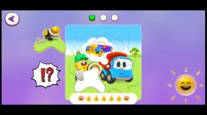 малыш комментирует игру, грузовичок Лева собирает пазлы😀#игры #малыш #Лева #грузовичок