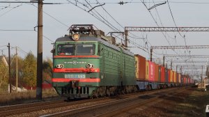 Последние зелёные ВЛы, разнообразие электричек и прочие поезда на перегоне Авсюнино - Шатура