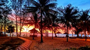 Пляж отеля Wyndham Garden