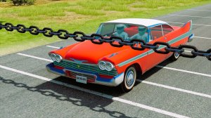 Машины vs ЦЕПЬ #6 - BeamNG.drive игра про машины