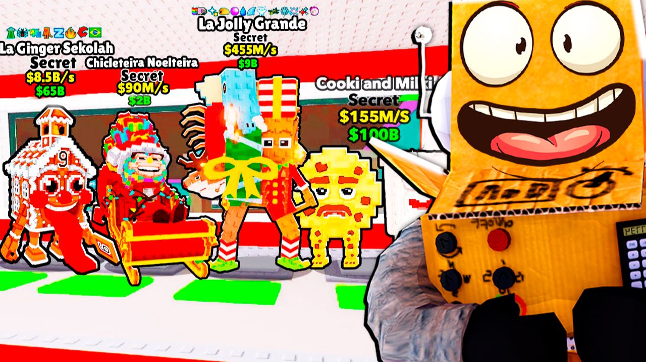 Я УКРАЛ 19 НОВОГОДНИХ БРЕЙНРОТОВ SAMMY с МАКСИМАЛЬНОЙ УДАЧЕЙ в УКРАДИ БРЕЙНРОТ Steal a Brainrot смотреть онлайн