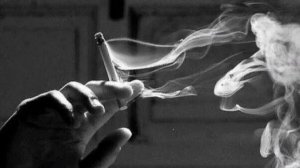 Дым сигарет с ментолом .