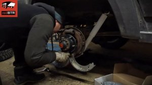 Замена задних барабанных колодок на УАЗ Патриот