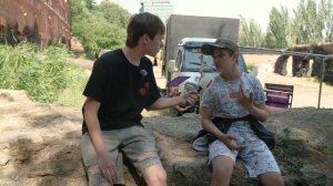 Один день на съемочной площадке фильма "МЫ ОДНОЙ КРОВИ"