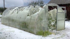 Снег повредил парник, это не повод для печали, это возможность усовершенствовать парник.