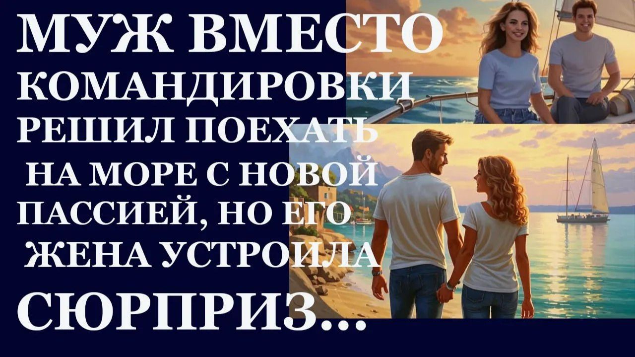 Истории из жизни| Муж вместо командировки решил поехать на море... |Аудио рассказы|Жизненные истории смотреть онлайн