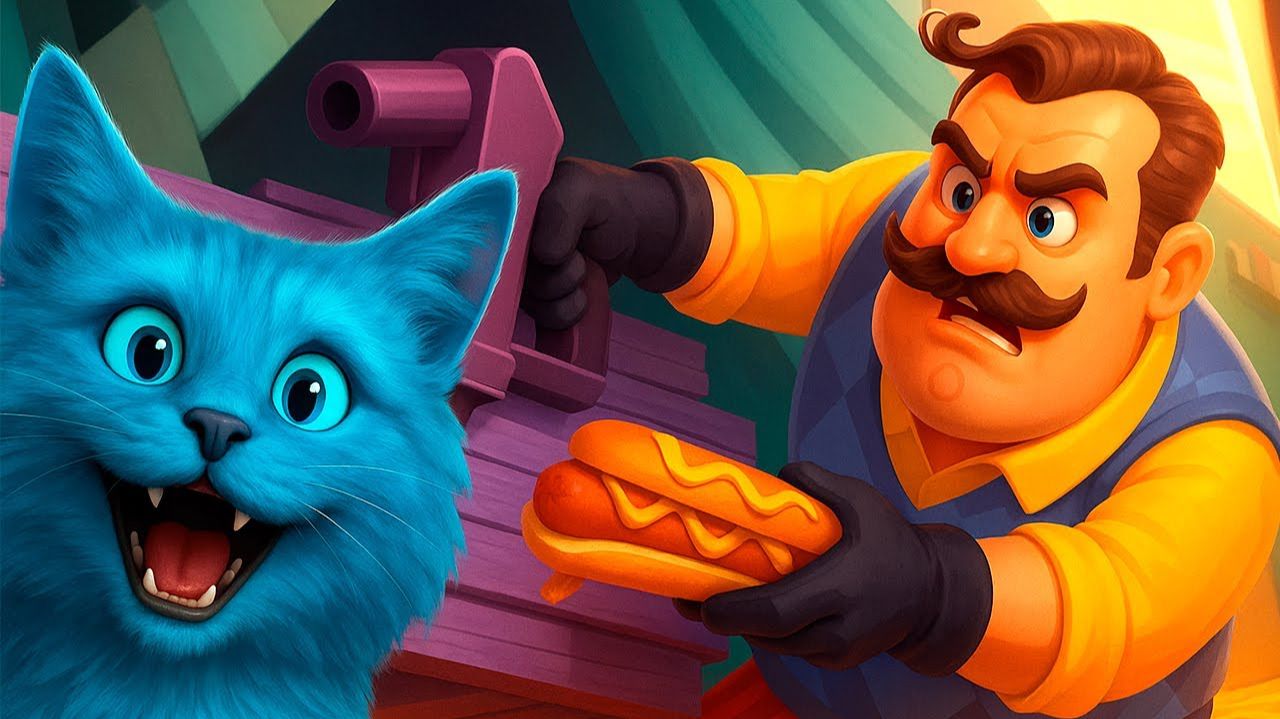 ПРИВЕТ СОСЕД БЕТА 3 НАЧАЛО hello neighbour Beta 3 КОТЁНОК ЛАЙК играет в игру смотреть онлайн