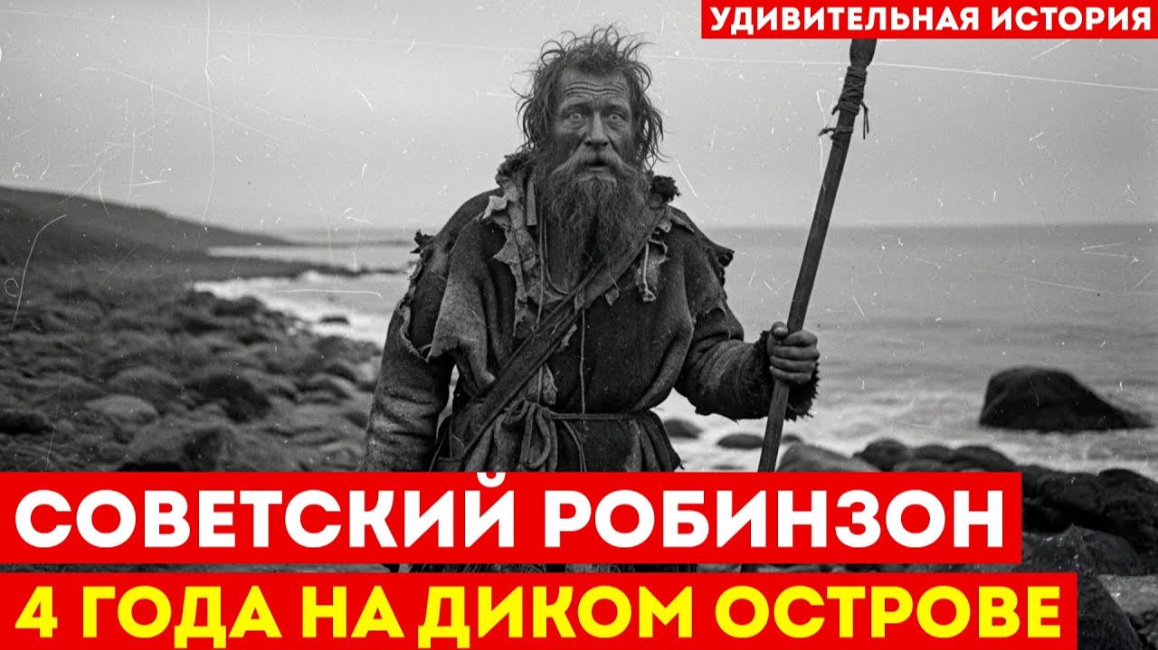 СОВЕТСКИЙ РОБИНЗОН： Моряк 4 года жил на необитаемом острове в Тихом океане