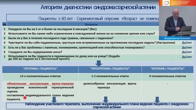Особенности ведения артериальной гипертензии у лиц старческого возраста