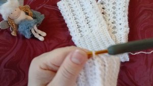 Митенки крючком "Ажурные".