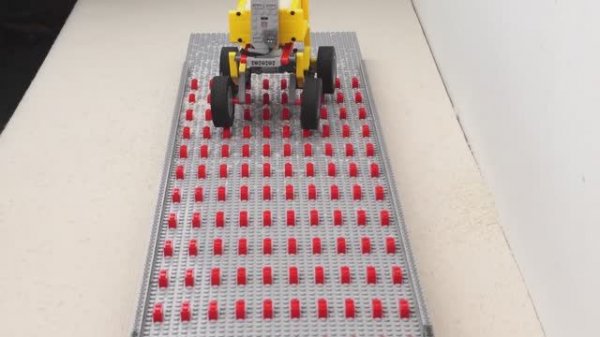 Тестирование подвески автомобиля LEGO
