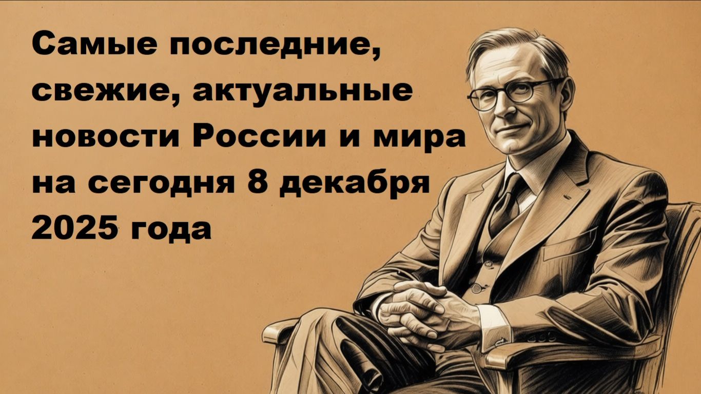 Самые последние, свежие, актуальные новости России и мира на сегодня 8 декабря 2025 года смотреть онлайн