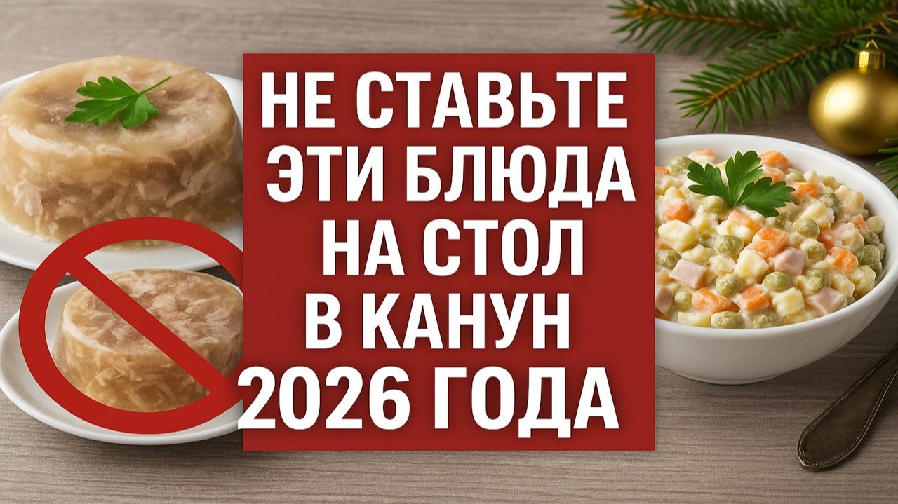 Что нельзя ставить на стол в праздник: простое правило меняет год, деньги. Новый год 2026. Приметы смотреть онлайн