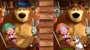 Маша и медведь. Мини игры мультфильм игра