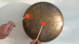 Глюкофон Pentaphone Celtic Minor 432Гц 11+3 нот. Ориентальный орнамент.