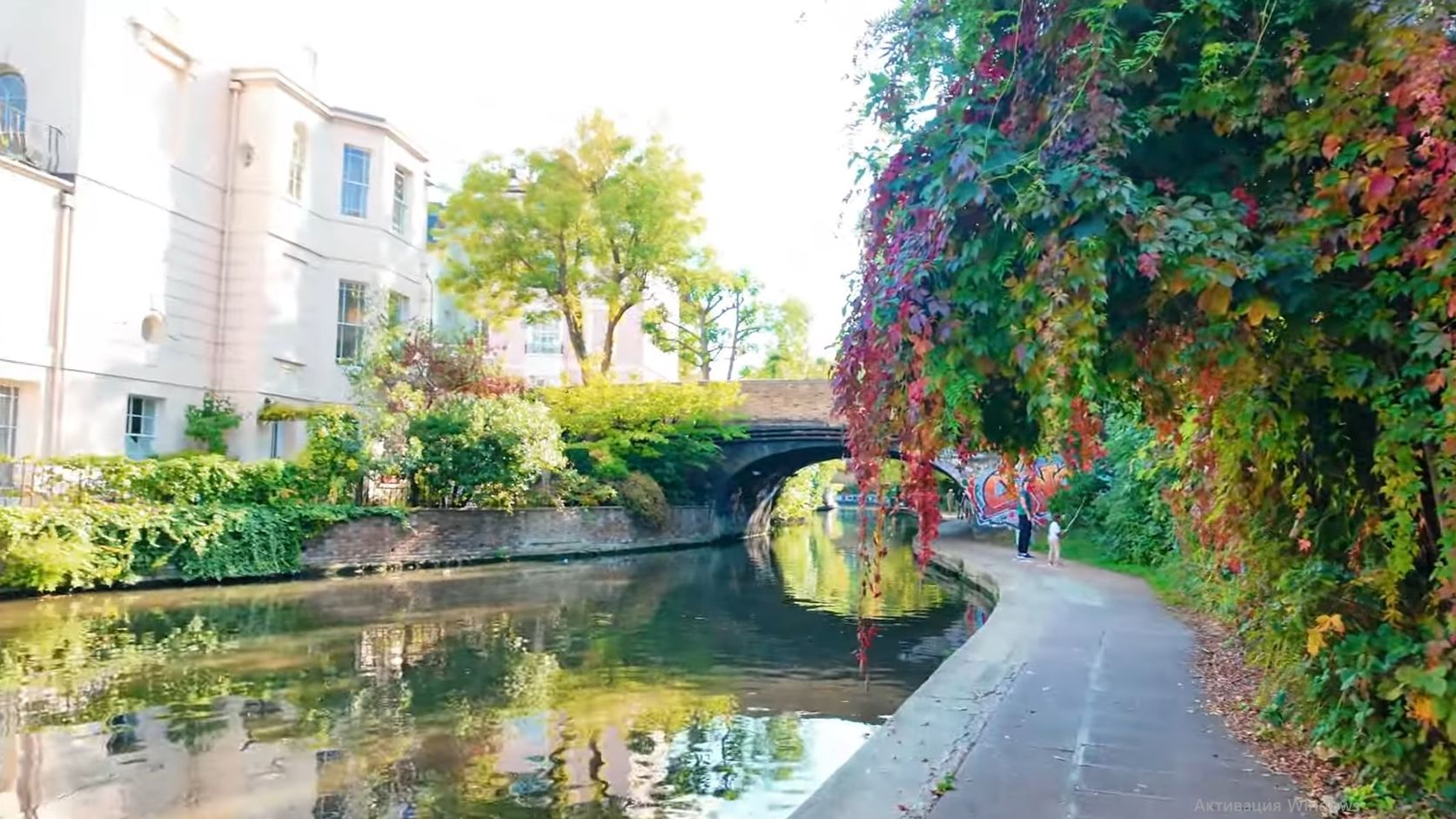 🇬🇧 Осенняя прогулка по Риджентс-каналу в Лондоне от Ислингтона до Риджентс-парка 4K смотреть онлайн