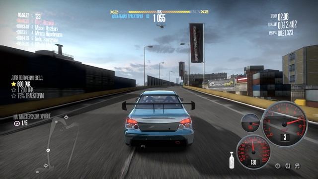 Need for Speed Shift. 2 уровень. 53. Japan Series. 4. Гонка на время на Tokyo Club. 1 попытка. смотреть онлайн