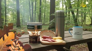 ЛУЧШИЙ ПЕРЕКУС на природе! САМОДЕЛЬНАЯ ГОРЕЛКА 🥘 Поход в Лосиный Остров и Следы Диких Кабанов