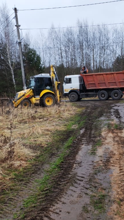 Экскаватор погрузчик в деле. 😎 смотреть онлайн