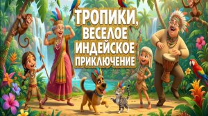 Животные тропических джунглей и их звуки — познавательное видео для детей 0+