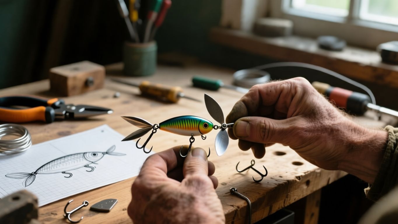 Спиннербейт ( Spinnerbait) своими руками. Советы по рыбалке. Самоделки. смотреть онлайн