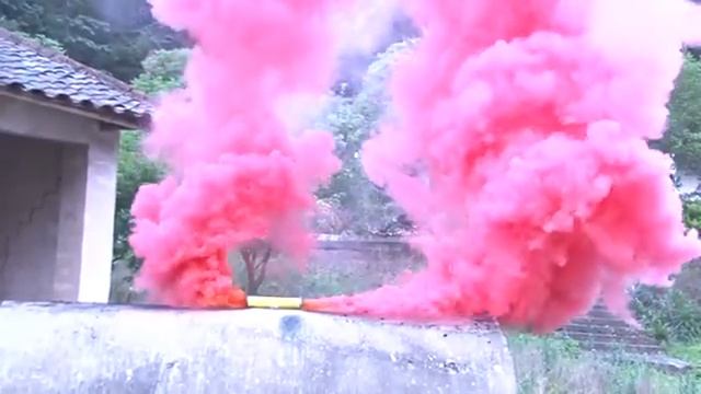 FPS030 цветной дым двойной КРАСНЫЙ