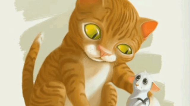 Котёнок и мышка. /малышам/. Датская сказка, народов Европы. смотреть онлайн