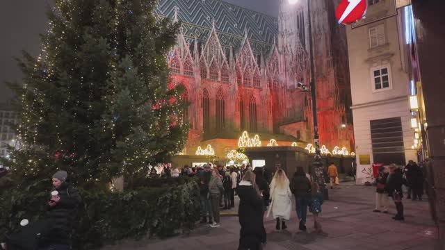 🇦🇹 Вена Самый атмосферный рождественский рынок в Европе 🎄 Праздничный город, который очаровывает смотреть онлайн