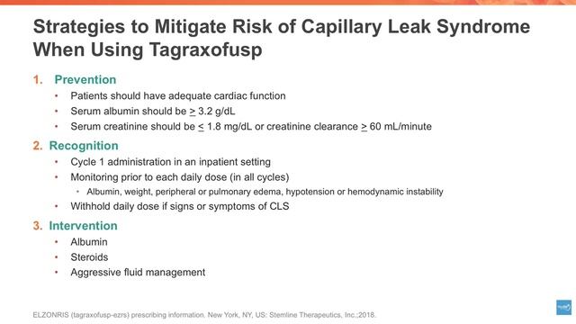 Recognizing and Managing Capillary Leak Syndrome (CLS)