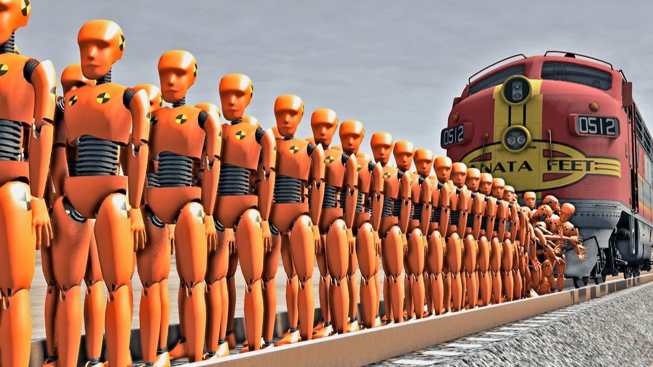 Поезд против Маникенов! смотреть онлайн