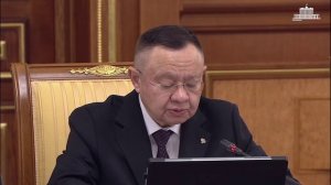 Выступление Министра строительства и ЖКХ РФ Ирека Файзуллина на заседании Правительства РФ