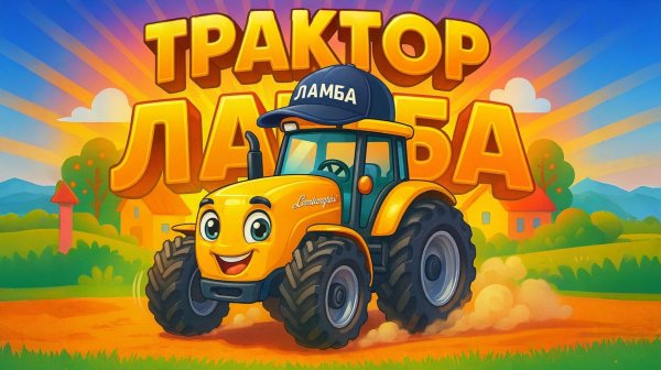 ТРАКТОР ЛАМБА. ВЕСЕЛАЯ ПЕСНЯ ПРО МАШИНКИ