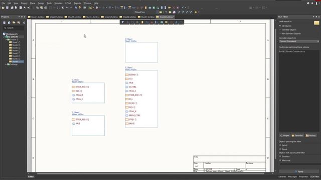Преобразование плоской схемы в иерархическую в Altium Designer смотреть онлайн