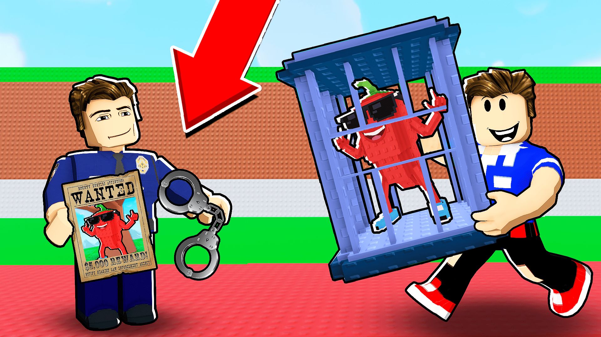 МЫ АРЕСТОВАЛИ СЕКРЕТНОГО БРЕЙНРОТА В РОБЛОКС смотреть онлайн