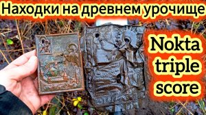 Две святыни из земли на древнем урочище с Nokta triple score
